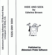 Hide and Seek ZX Spectrum US box art